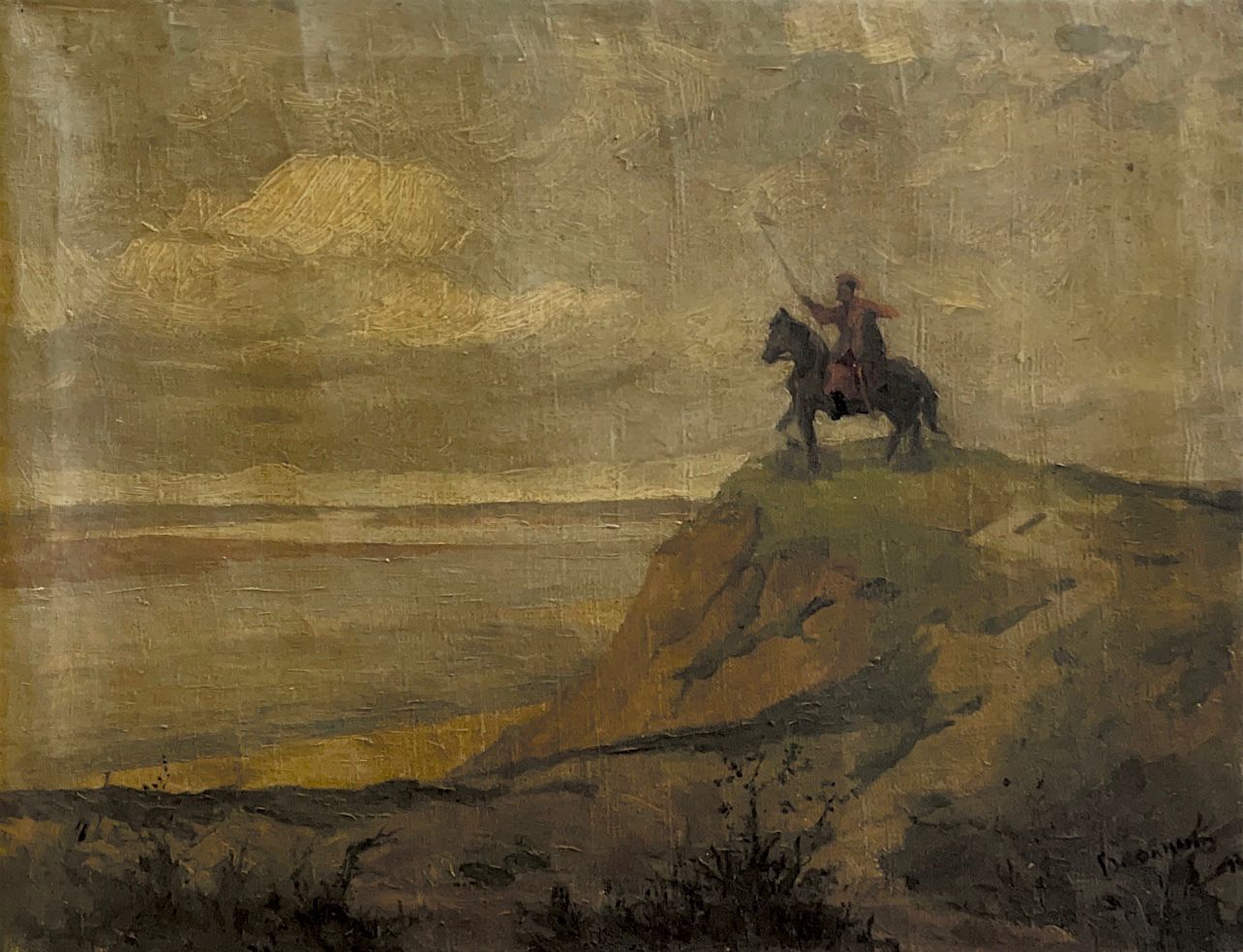 ЛОТ 29 Всадник на берегу