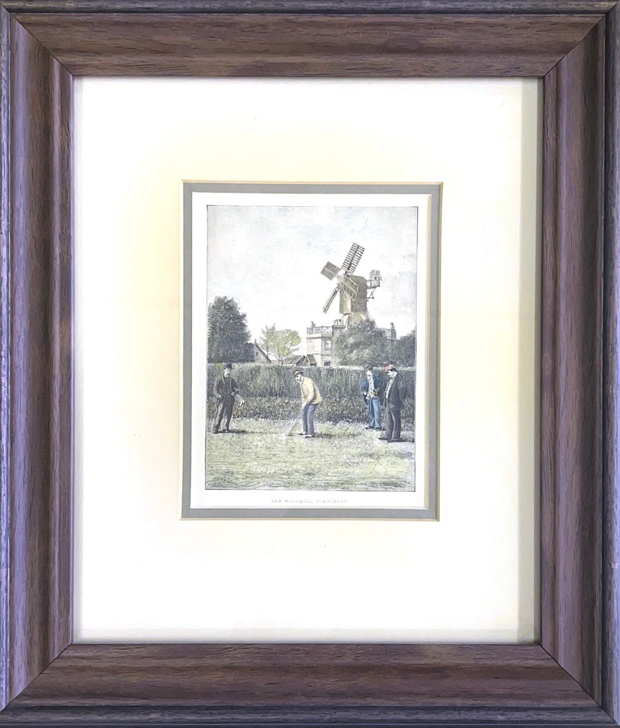 ЛОТ 23 Группа гольфистов у ветряной мельницы Уимблдона