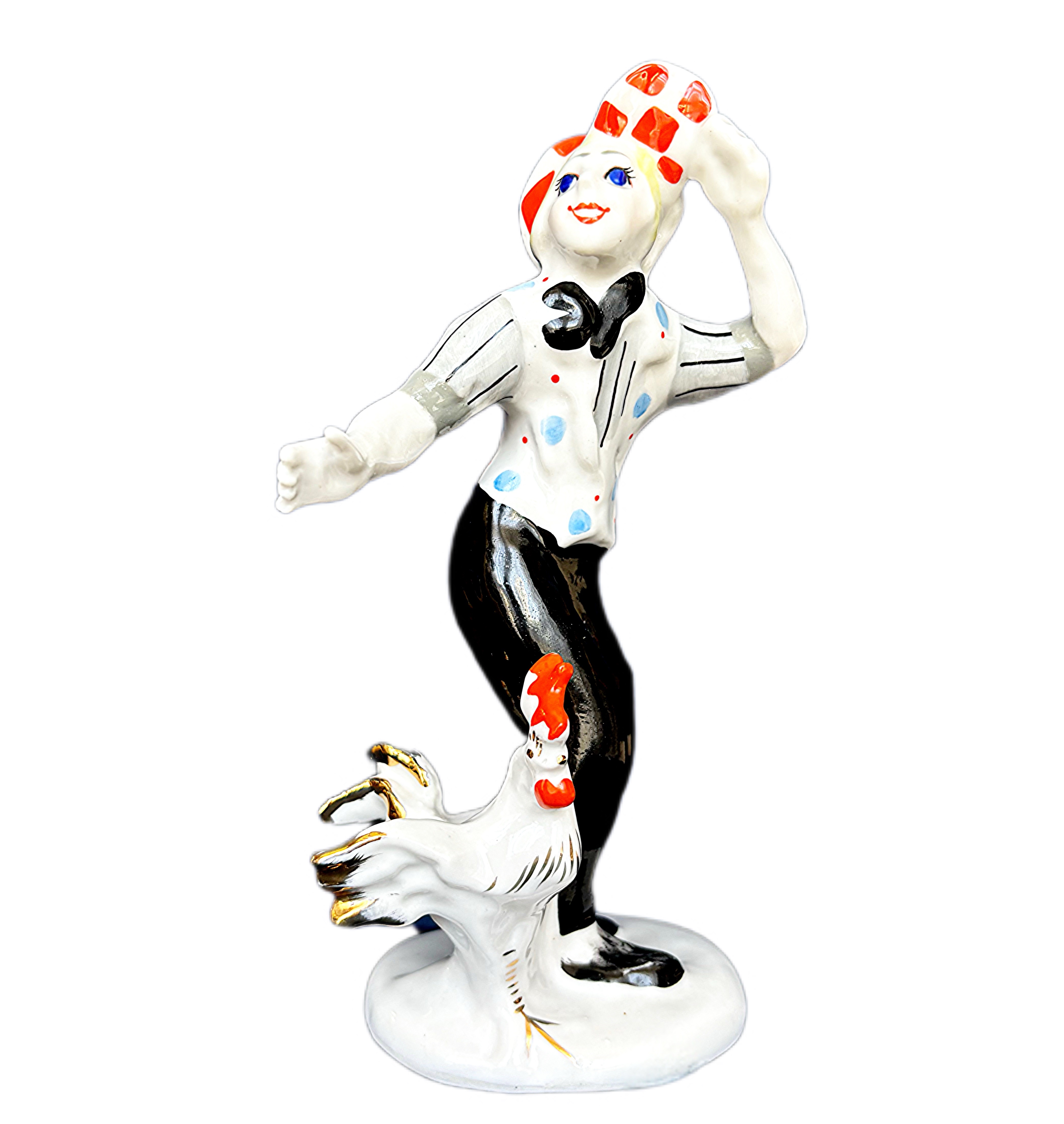 ЛОТ 46 Клоун с петухом