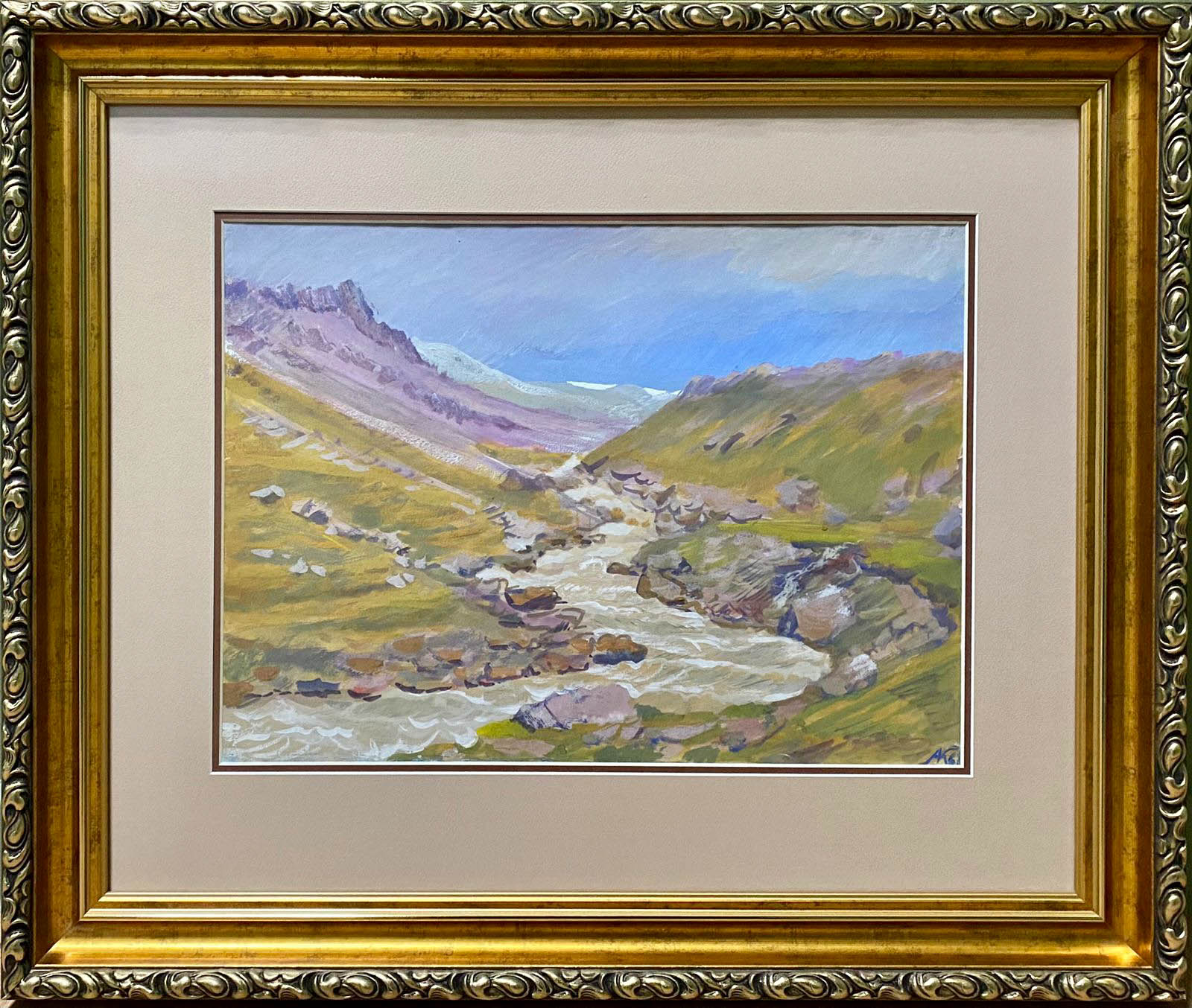 ЛОТ 31 Перед грозой. Ручей в Иссык-Куль