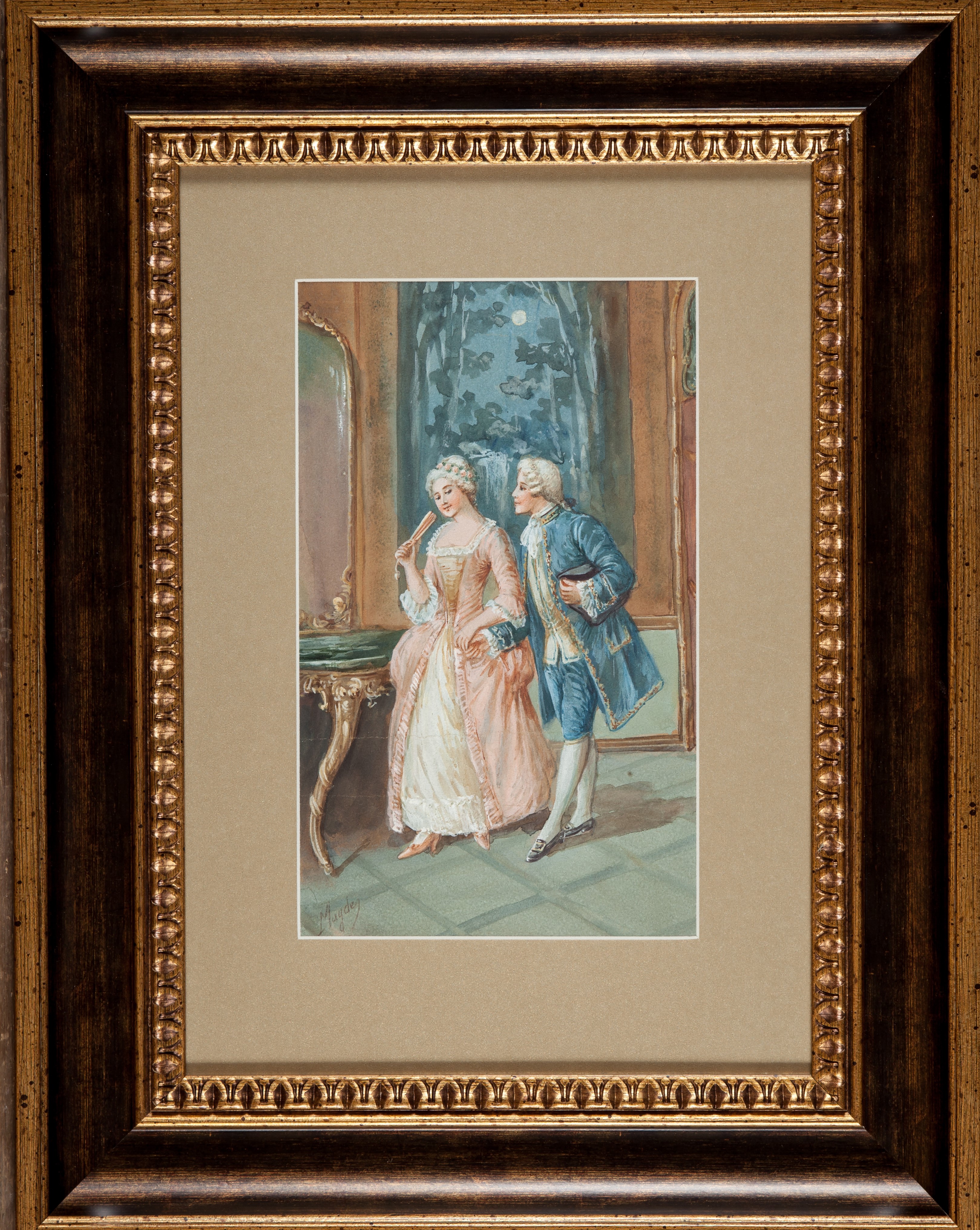 ЛОТ 10 Галантная сцена