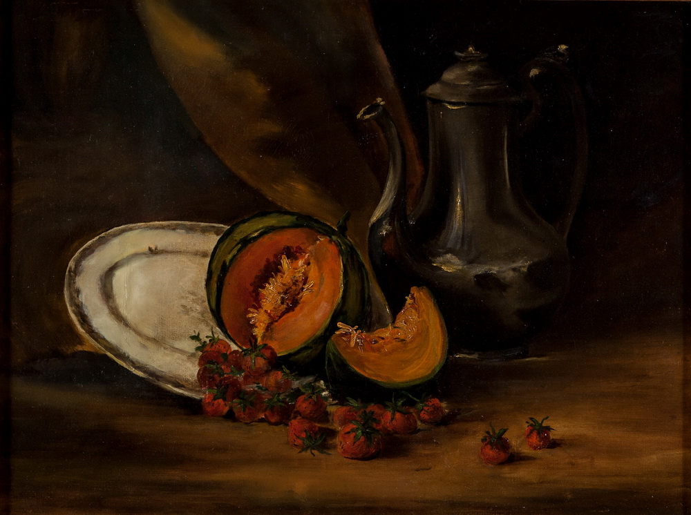 ЛОТ 7 Натюрморт с тыквой