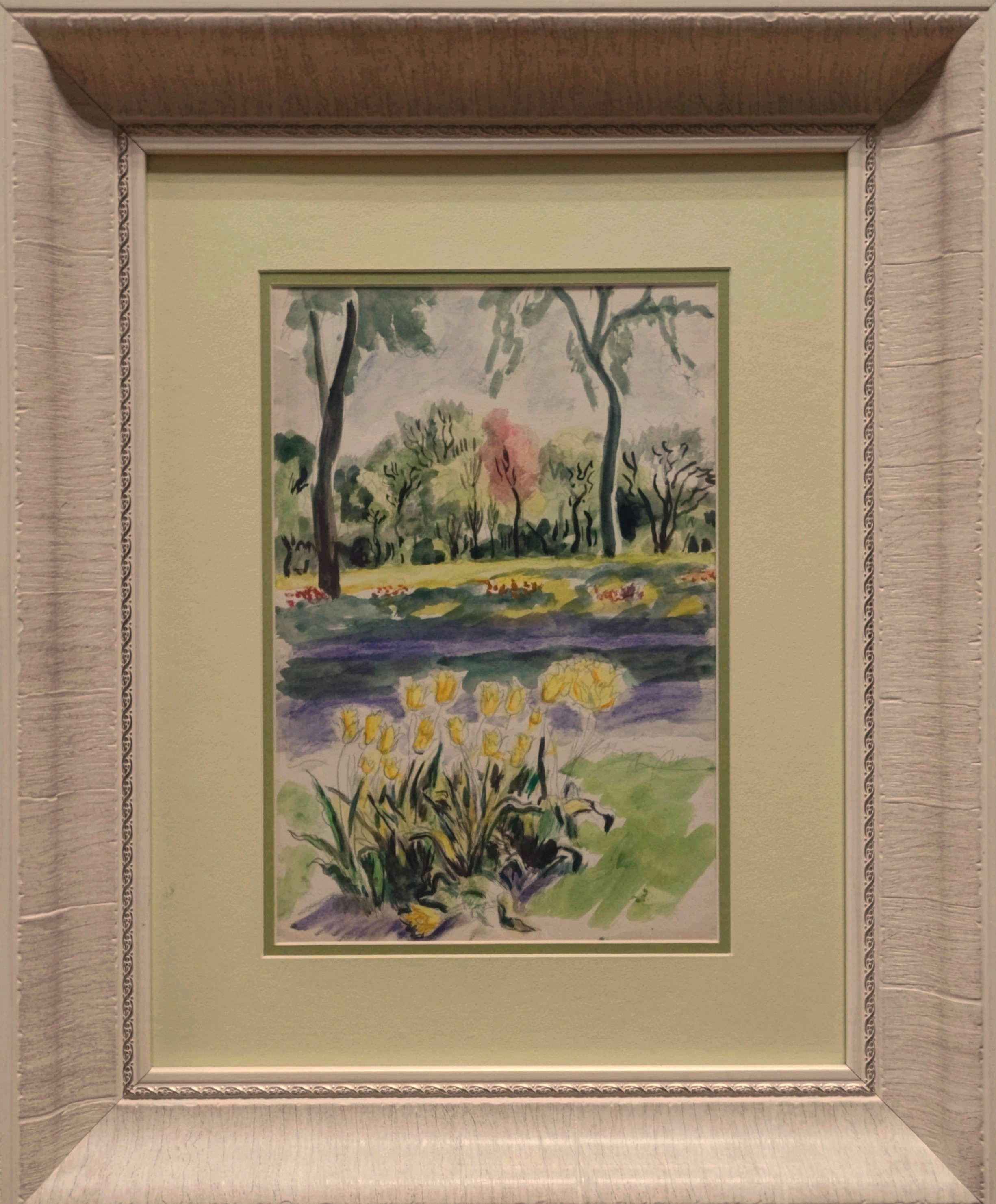 ЛОТ 14 Пейзаж с рекой