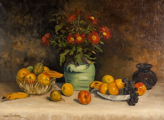 ЛОТ 2 Натюрморт с фруктами